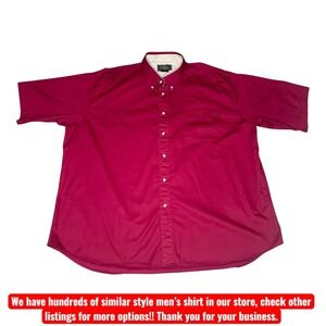 RedHead Shirt Mens 3XL Short Sleeve Button Down Pocket Casual Outdoor 3XLarge